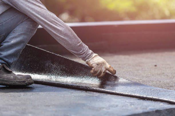 Professional Crawl Space Encapsulation technician working in North Chili, NY
